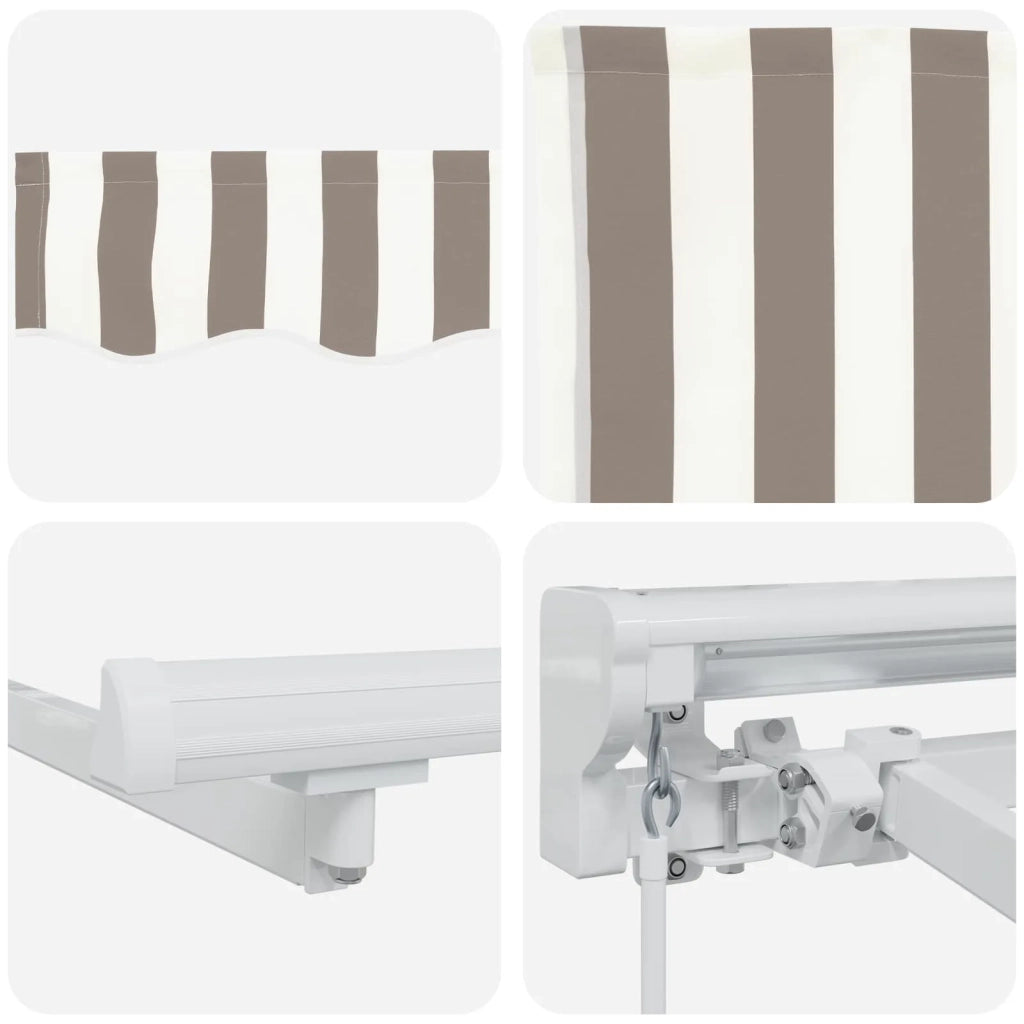 Cornice per Tenda Manuale con LED 5 x 3 m 3426393