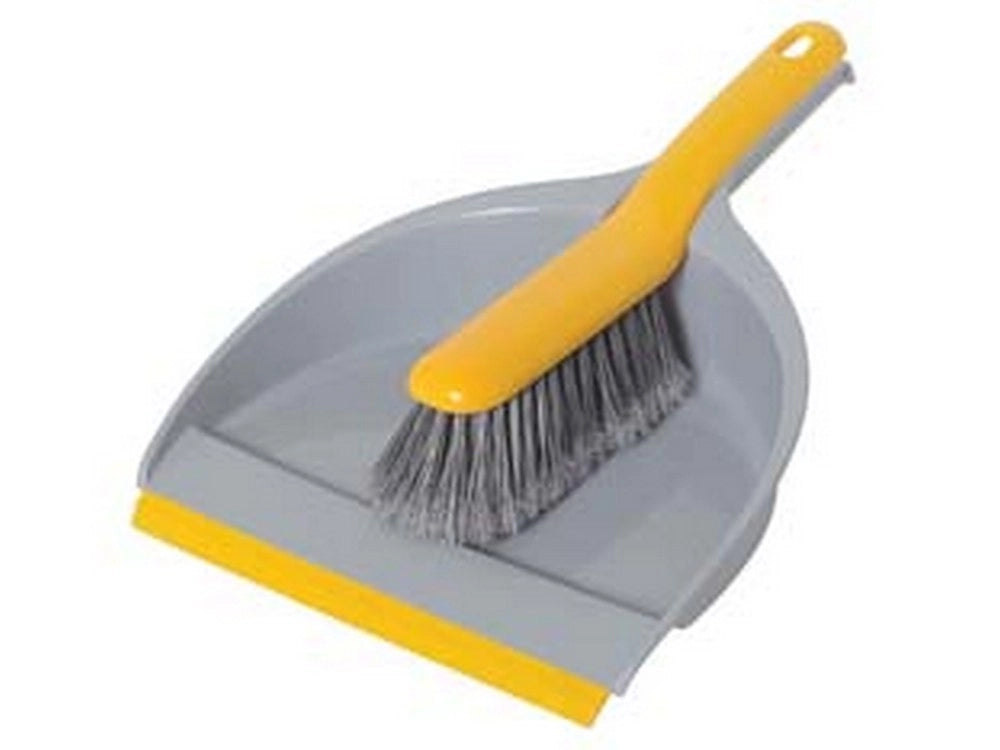 12pz paletta immondizia polvere + spazzola - cm.21 cod:ferx.fer316743