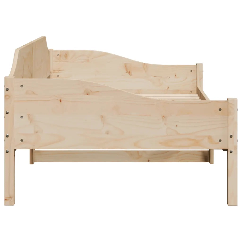 Letto senza Materasso-Struttura Letto 90x200 cm in Legno Massello di Pino 237703