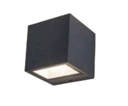 Applique esterno GEMINI nero Lutec LED 9W IP54 3000K