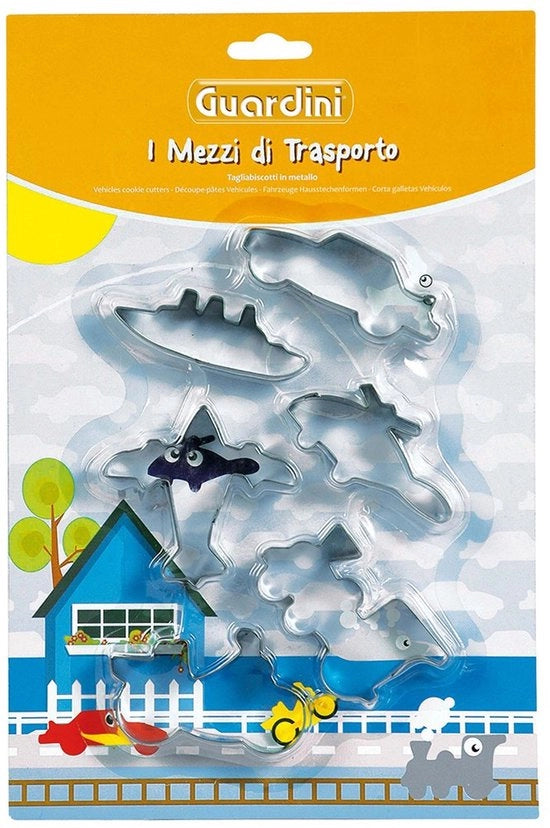 Sfere per biscotti, disegno a forma di veicolo, 6 pezzi