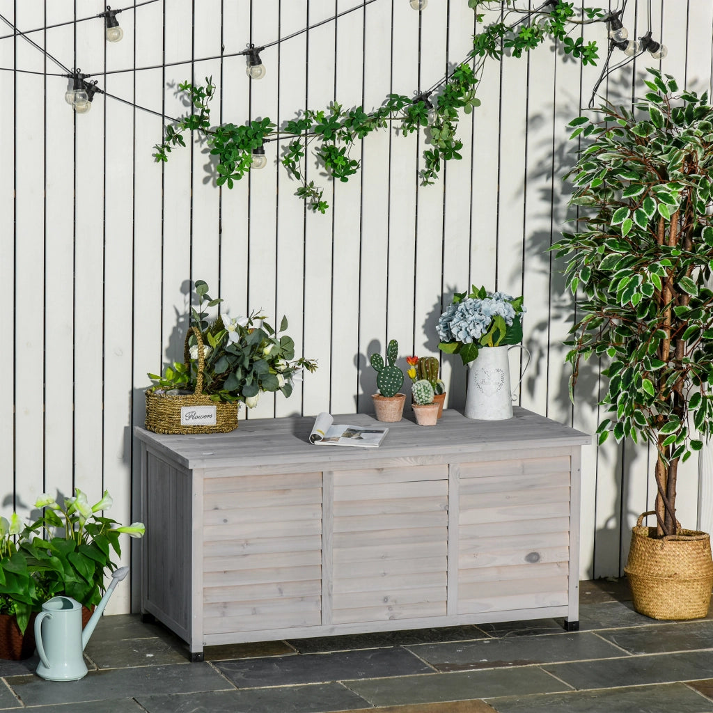 Casetta da giardino, ripostiglio per attrezzi, armadietto portaoggetti, resistente all'acqua, in legno di abete, durevole, di grande capacit¨¤, 127 x