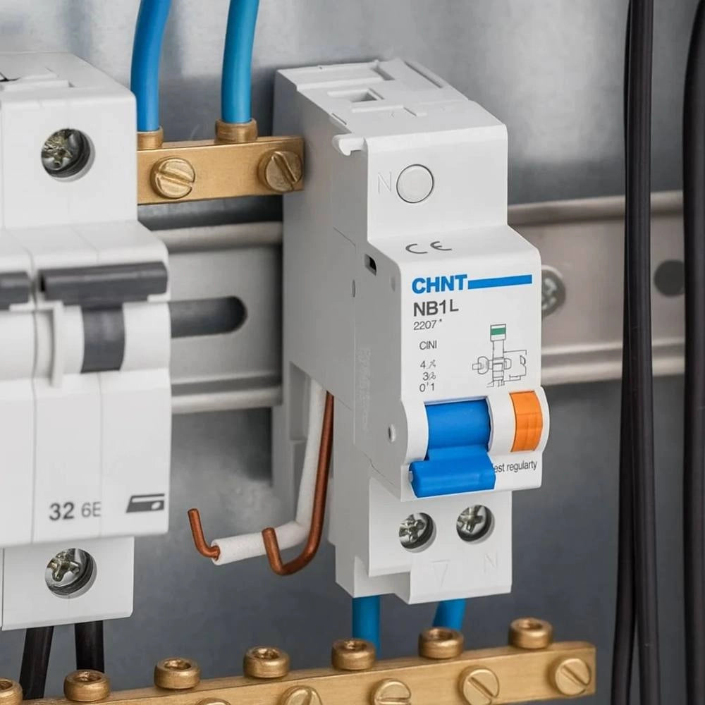 Blocco differenziale modulare chint 2 poli 50/63a 30 ma