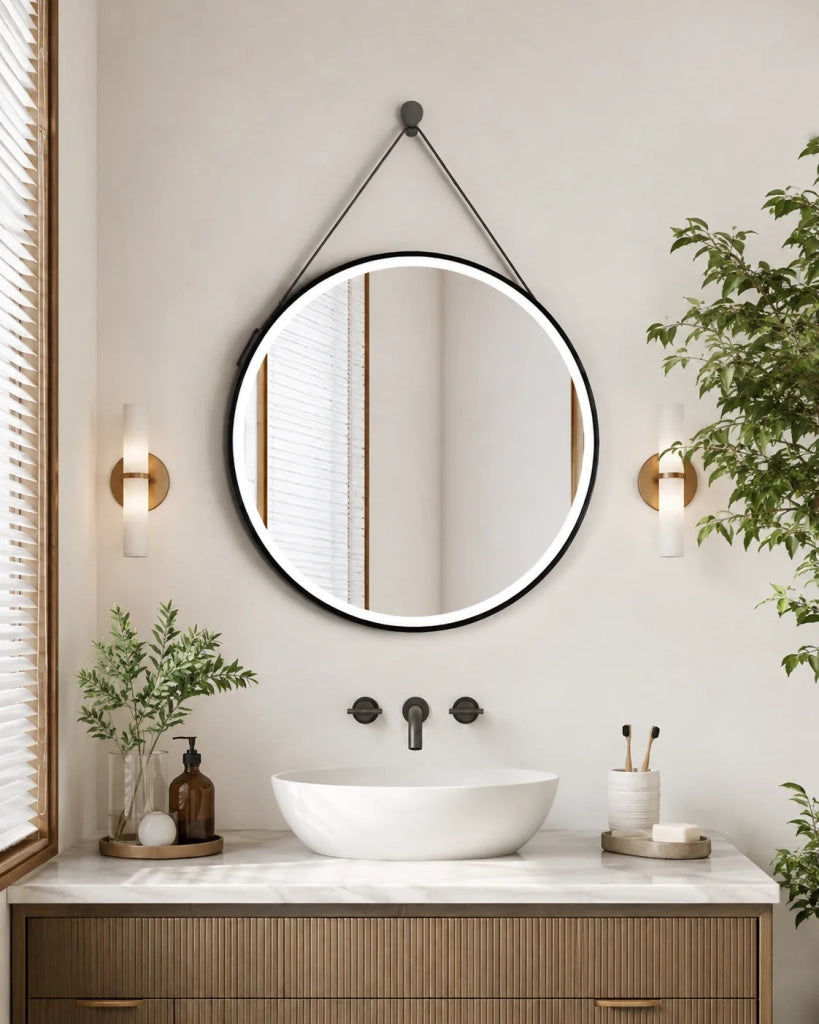 Specchio LED Line 80x70 cm vetro