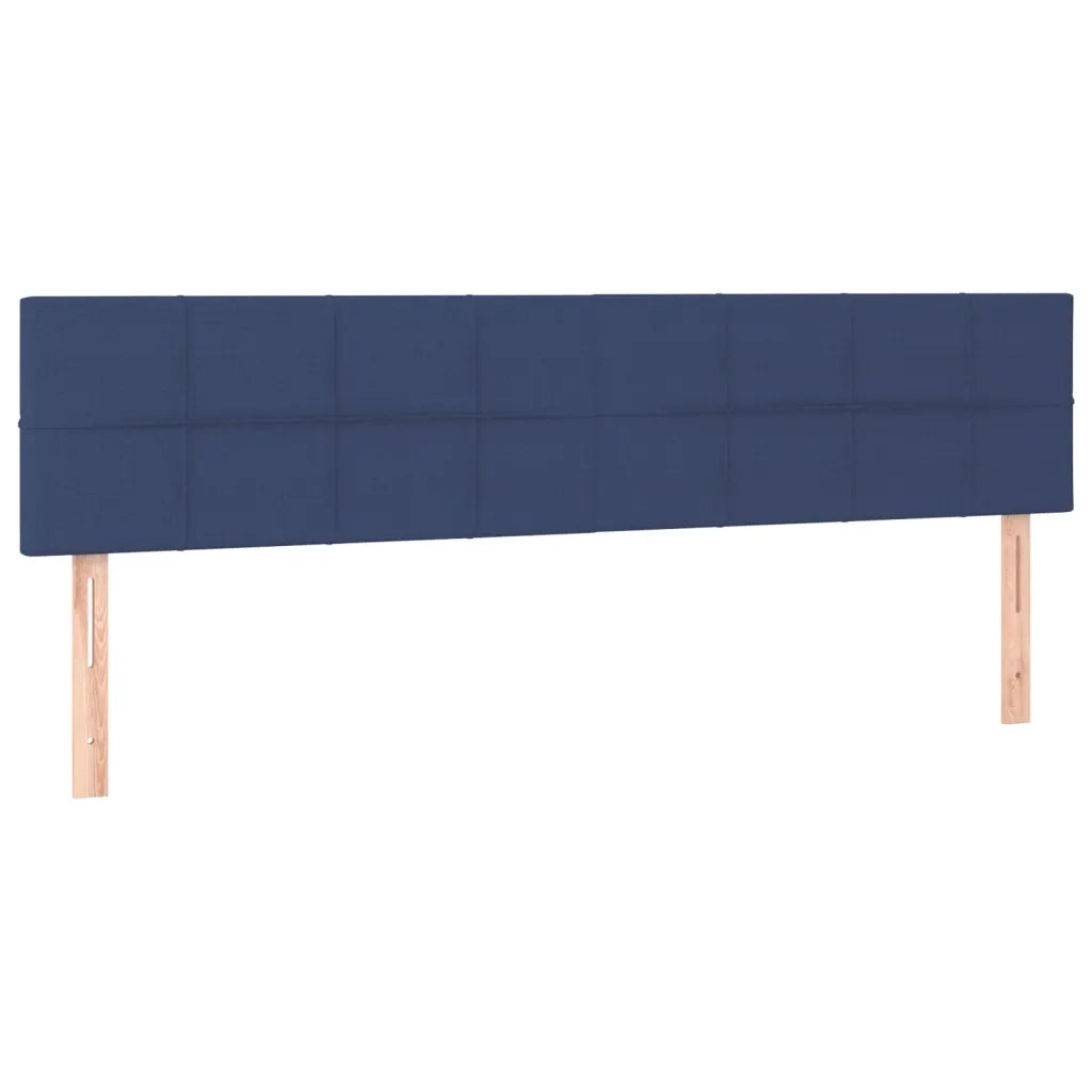 Testiera | Testata Blu 160x5x78/88 cm in Tessuto