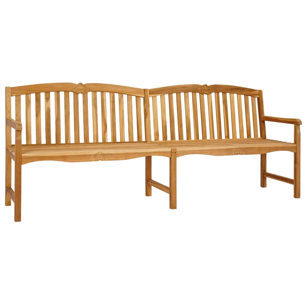 Panchina in legno intagliata a mano Naturale 228 x 61 x 94,5 cm 42030023