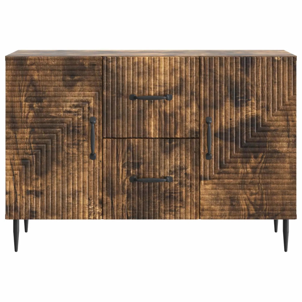 Credenza | Madia | Buffet da pranzo | Armadio da pranzo Rovere Fumo 89 x 34,5 x 60 cm Legno ingegnerizzato