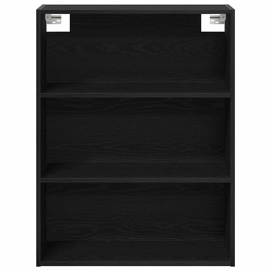Credenza Rovere Nero 69,5 x 34 x 180 cm Legno multistrato 3333094