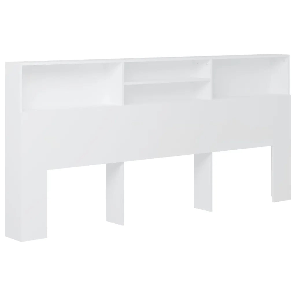 Testiera | Testata con Contenitore Bianco 220x19x103,5 cm