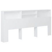 Testiera | Testata con Contenitore Bianco 220x19x103,5 cm