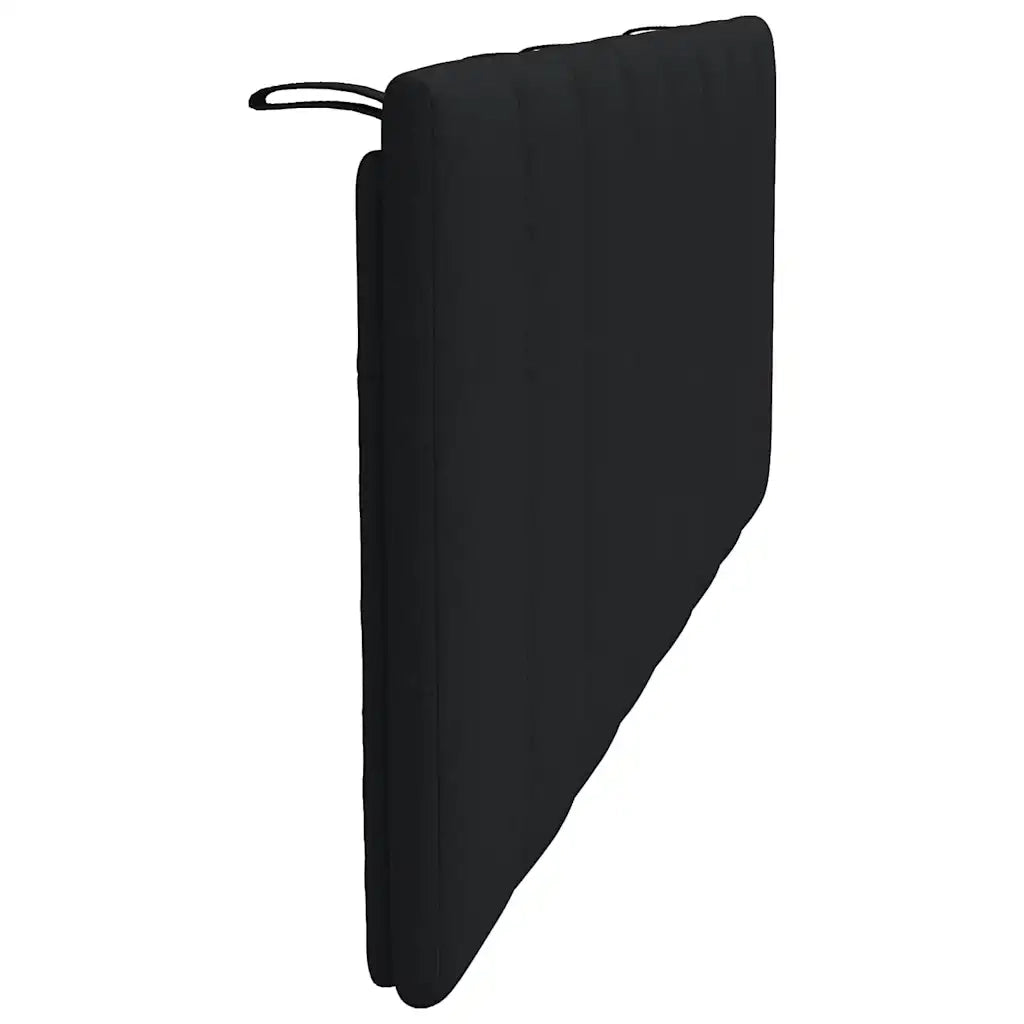Cuscino Testiera-Cuscino per Testiera Hanko Nero 120 cm in Tessuto