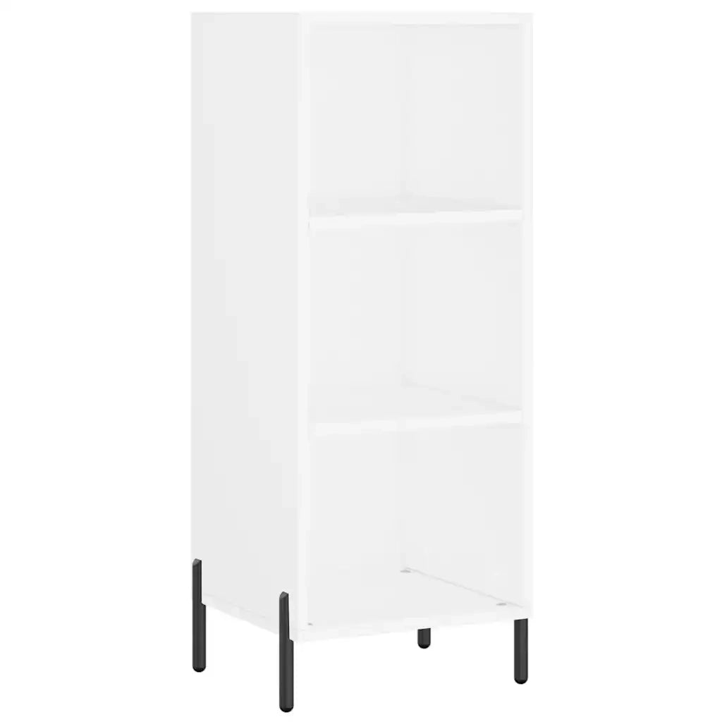 Credenza | Madia | Buffet da pranzo | Armadio da pranzo Bianca 34,5x34x180 cm in Legno Multistrato