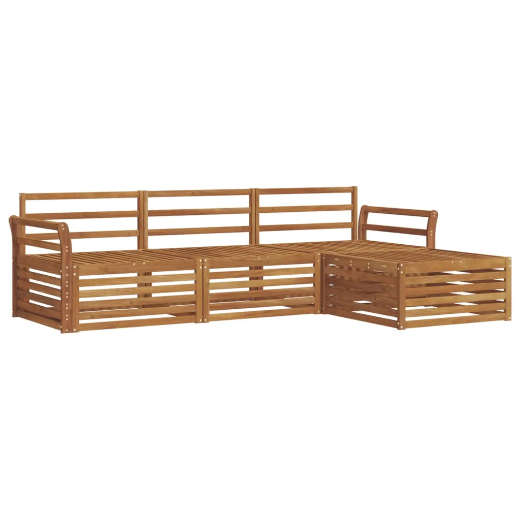 Set di divani da esterno 4 pcs Naturale 3373259