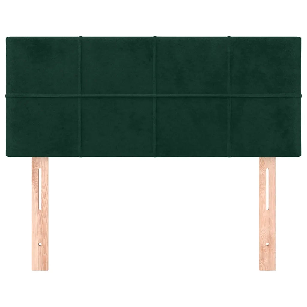Testiera | Testata Verde scuro 90x5x78/88 cm in Velluto