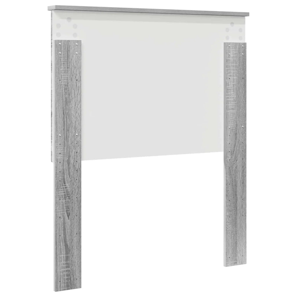 Testiera | Testata con Testiera | Testata Grigio Sonoma 80 cm Legno multistrato