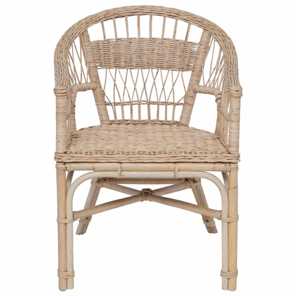 Sedia Impilabile Naturale 60 x 60 x 81 cm Rattan