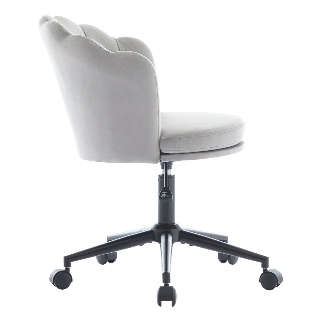 Poltrona Design ¨C MINIMAL ¨C Tessuto, Schienale a Petalo, Cuscino Lombare, Regolabile