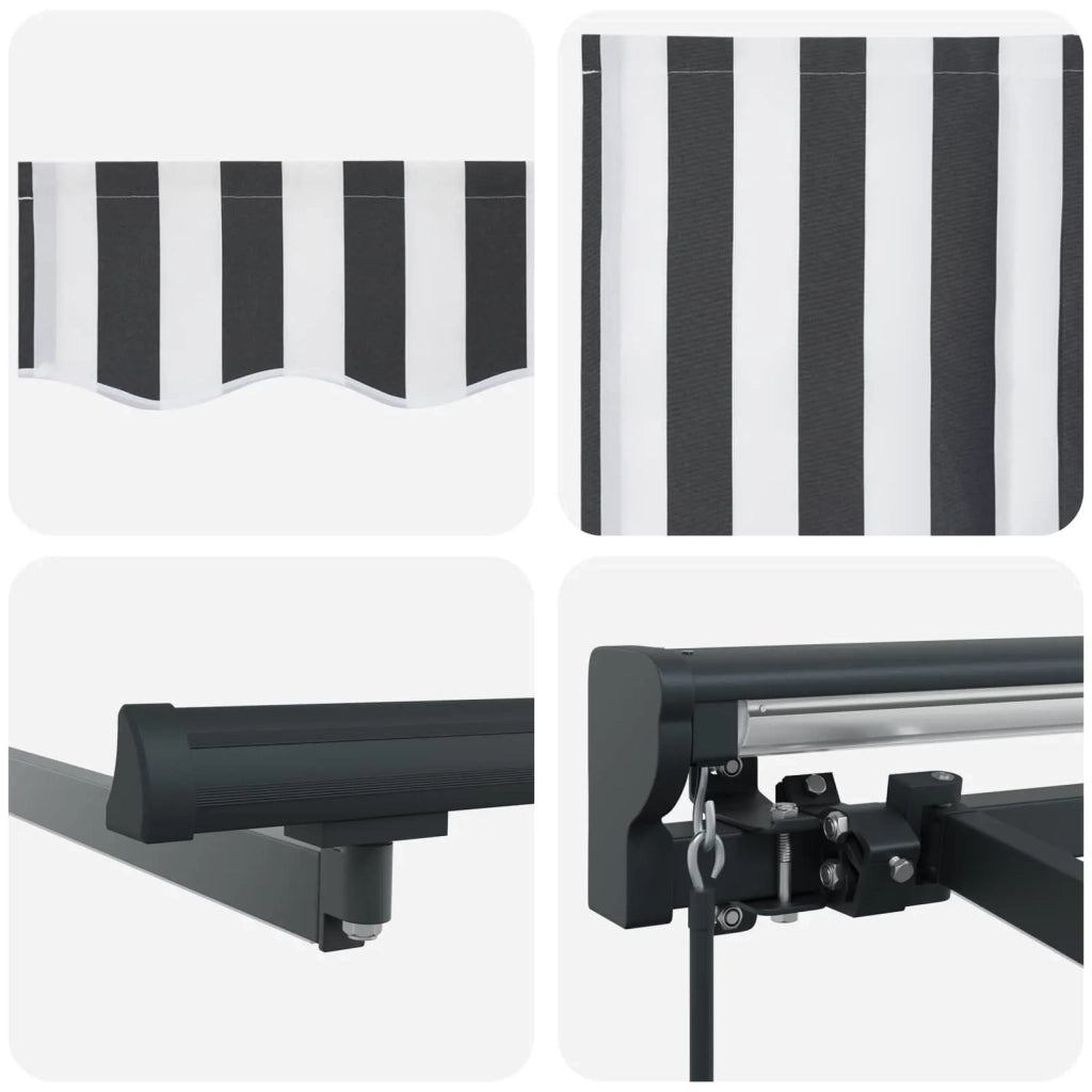Cornice per Tenda Manuale con LED 4,5 × 3,5 m 3420902