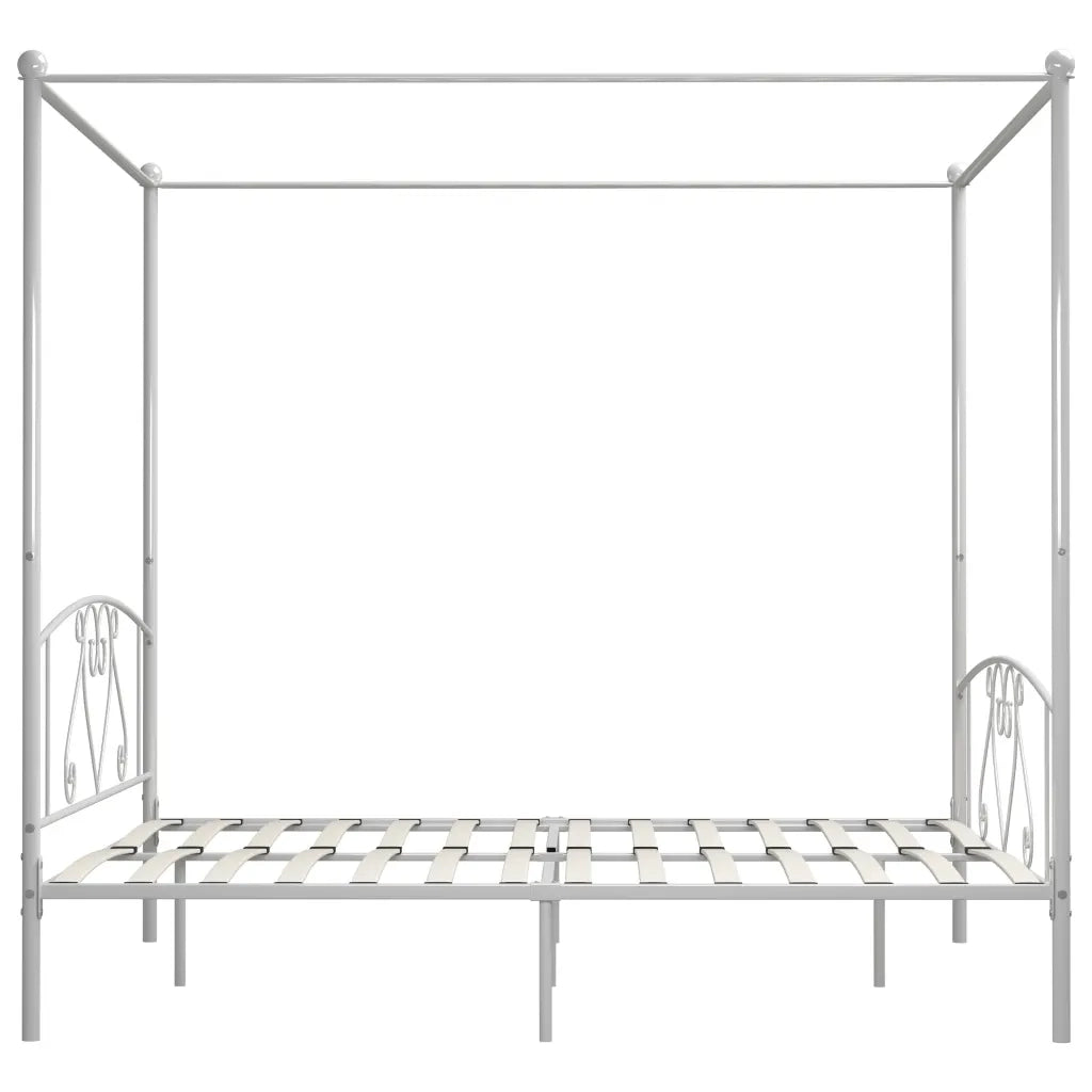 Giroletto Baldacchino senza Materasso 200x200 cm Metallo 284432