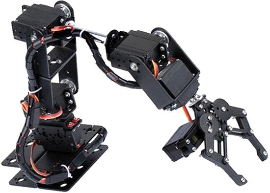 Braccio Robotico 6DOF - Kit di Presa e Articolo - Manipolatore a 6 Gradi di Libertà - Componenti Robot Industriale - Attrezzatura - 6 Servomotori