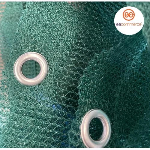 Telo Antispina Rete per raccolta Olive 10x10 mt - 90 gr/mq con Apertura Centrale Colore Verde con Angoli Rinforzati