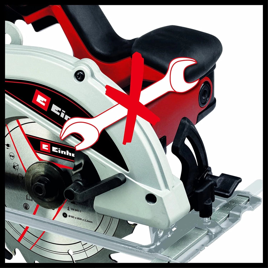 Sega Circolare Einhell TC-CS 1250 Watt Taglio Legno 45 e 90 Lama 165 mm