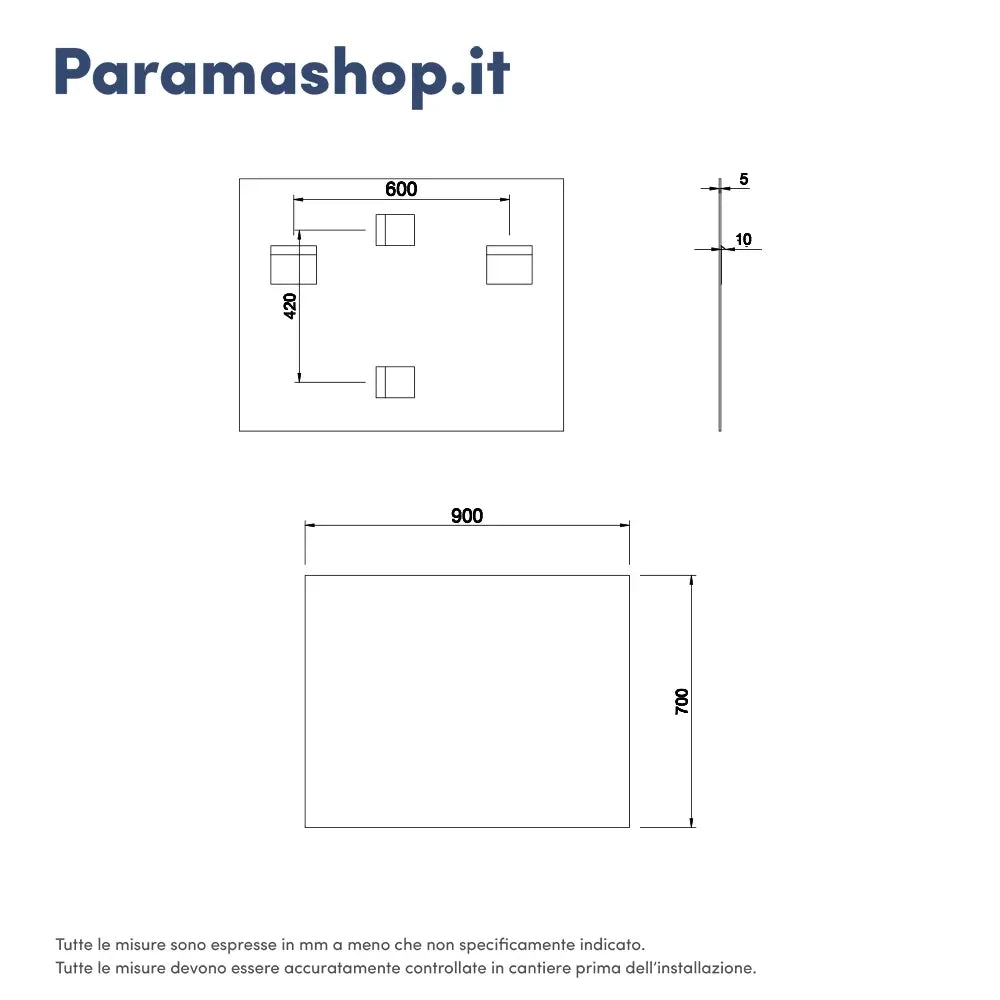 Mobile da bagno sospeso 100cm rovere tabacco con lavabo e specchio | Jasper