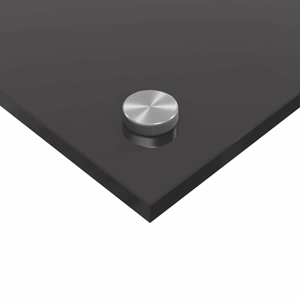 Rivestimento da Cucina 2 pz-Set di 2 Paraschizzi per Cucina Grigio scuro 80 x 40 cm