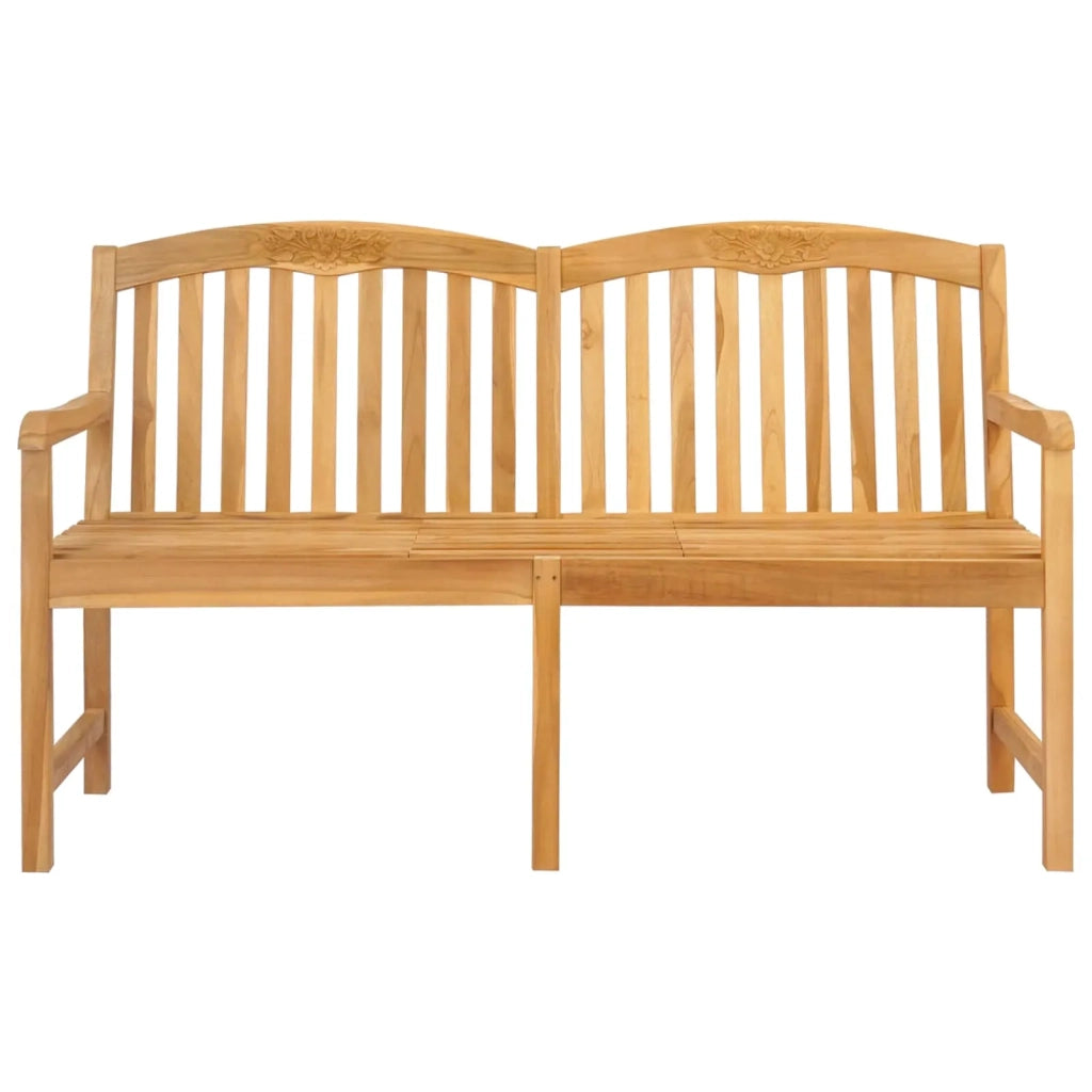 Panchina in legno intagliata a mano Naturale 150,5 x 60 x 95 cm 42030017