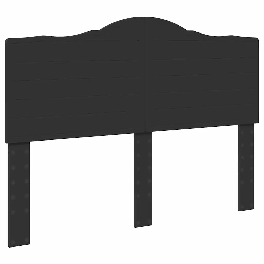 Testiera-Testata-Testiera Decorativa Rovere Nero 140 cm Legno multistrato 251868