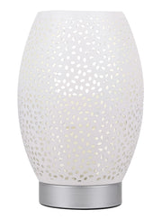 Lampada da tavolo Candellux Venus 41-78322 argento E27