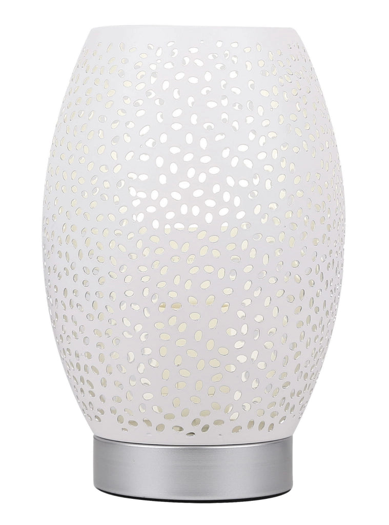 Lampada da tavolo Candellux Venus 41-78322 argento E27