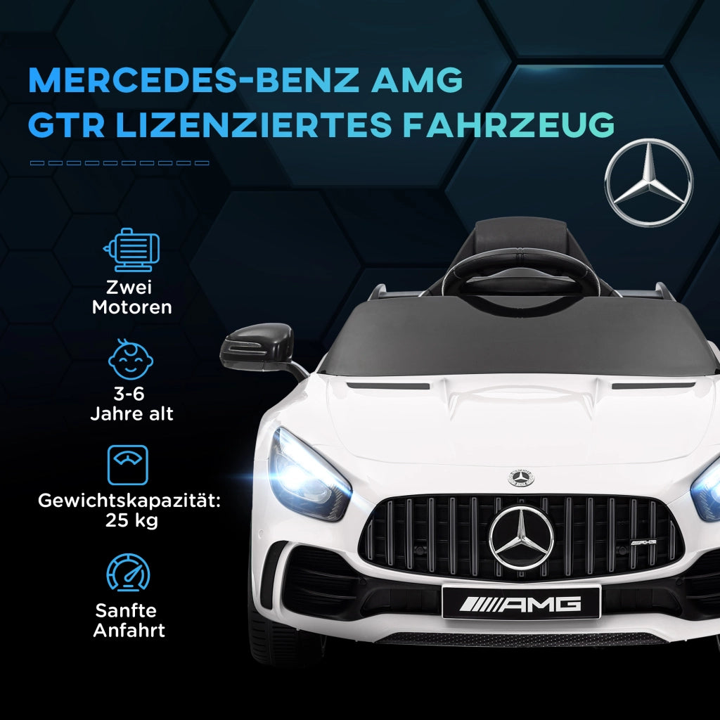 Auto Elettrica per Bambini Mercedes ¨C Xylo ¨C Bianco con Telecomando Luce e Musica