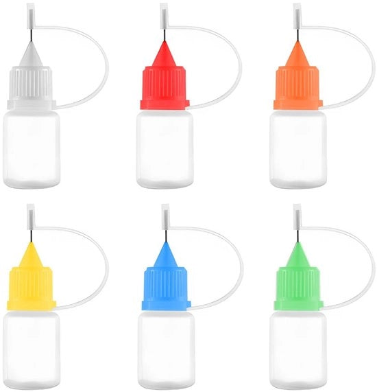 Set di pipette da 5 ml - Confezione da 6 - Materiale plastico - Riciclabile - Dosing preciso - Ideale per progetti di fai da te - Previene l'evaporazione dei liquidi - Fiala per dosaggio