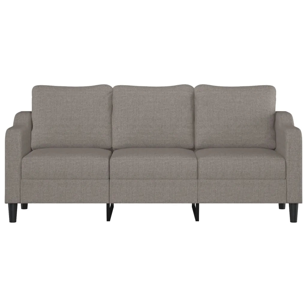 Divano a 3 Posti-Sofa 3 Posti Tortora 180 cm in Tessuto 185239