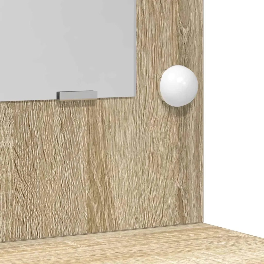 Toeletta | Tavolo da Trucco con cassetto 2 pz Marrone 50 x 41 x 135 cm
