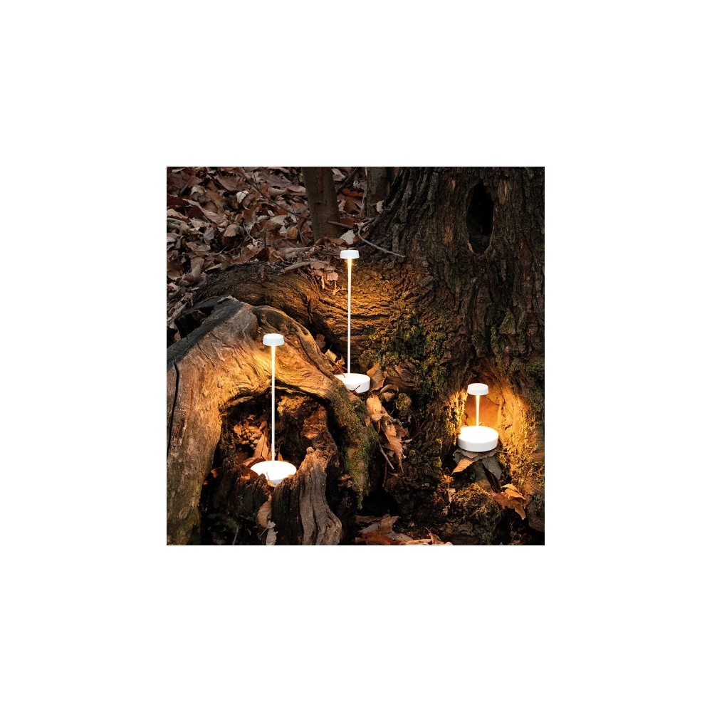 Lampada a led da tavolo Swap mini pro Oro Opaco ricaricabile e dimmerabile - 2W, 2200-2700-3000K, IP65