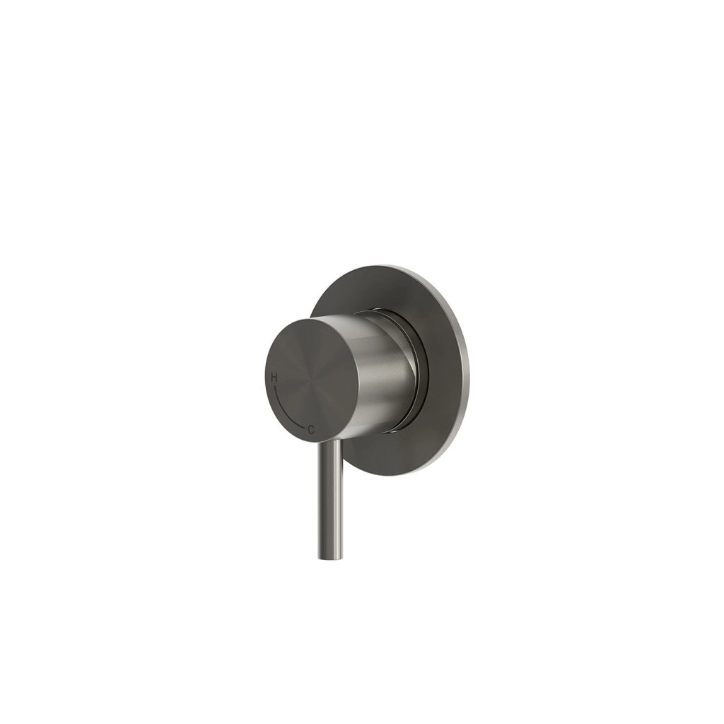 SINED Miscelatore da incasso con canna a fucile in acciaio inox finitura oro rosa resistente alla corrosione design funzionale e sofisticato per installazione a muro MISCELATORE-MURO-LEVANTE-CANNA-F