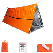 Tenda per Campeggio Leggera - Disegno Ripiegabile - Adatta per 4 Persone - Protezione da Pioggia/Vento/Neve - Tasca Portatile Inclusa - Dimensioni 240 x 150 x 90 cm - Tenda per Emergenza