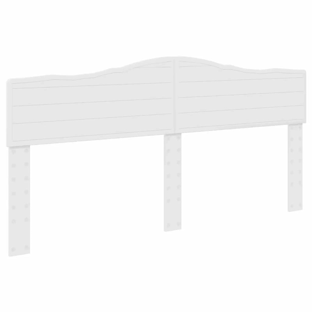 Struttura del letto-Giroletto-Rete del Letto Bianco 180 x 200 cm Legno Ingegnerizzato 949479