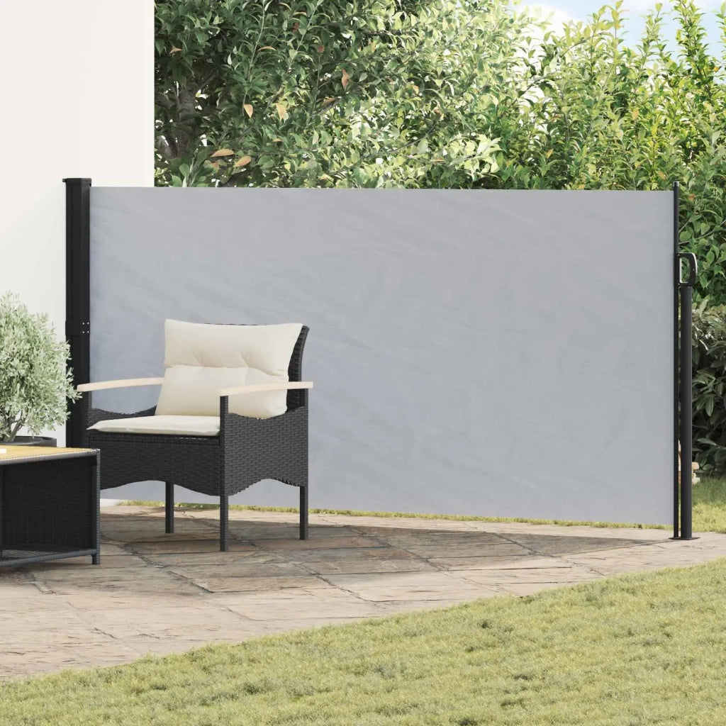 Tenda laterale retrattile Grigio 300 x 117 cm Poliestere 42035403
