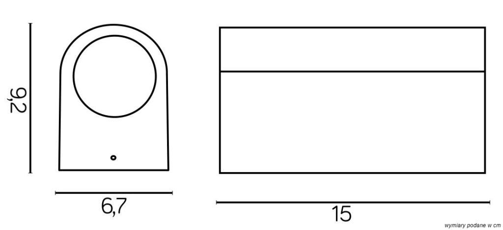 Applique esterna 2xGU10 argento IP44 SU-MA Mini 6002