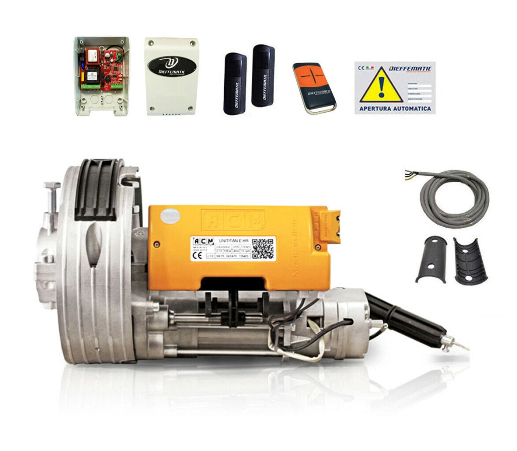 KIT MOTORE SERRANDA ELETTROFRENO 170KG COMPATIBILE CON RIB FAAC CAME BFT NICE
