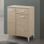 Base multiuso 60x34 cm rovere dolomite con 2 ante e cassetto scorrevole Desya