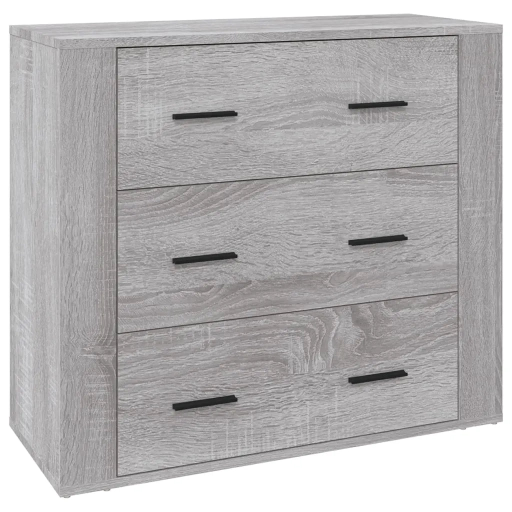 Credenza | Madia | Buffet da pranzo | Armadio da pranzo Grigio Sonoma 80x33x70 cm in Legno Multistrato