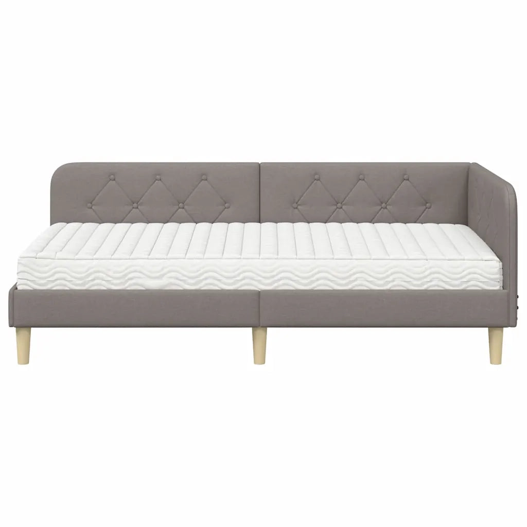 Cornice del letto ad angolo Talpa 90 x 190 cm Tessuto 3394114