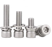 M6*(10-60mm) Cilindro Motore Macchina Viti Metriche con Raccordo a Frizione M6 x 16 mm (20 pezzi)