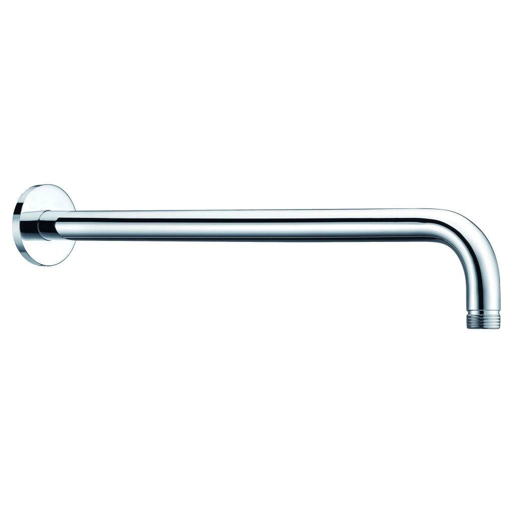 IMEX Tubo a muro tondo in acciaio e ottone cromato per installazione parete finitura cromata resistente design funzionale e duraturo Imex-BPR001