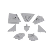 Kit accessori alzatine Plasline, Tecnoplastica, Grigia