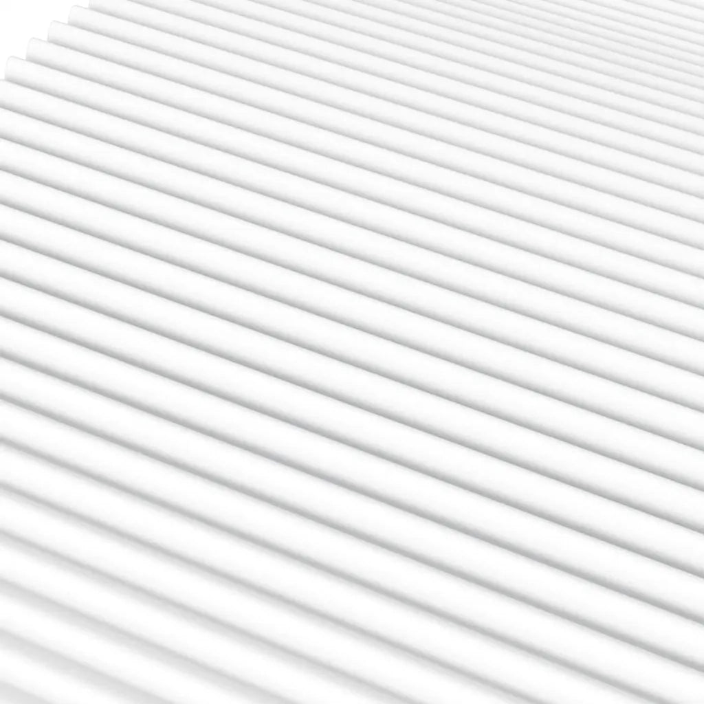 Materasso in Schiuma Bianco 200x220cm Durezza H2 H3